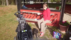 Ååhh alltså, på golfbanan i solen.... i oktober