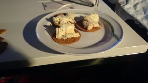 Pepparkaka med grönmögelost
