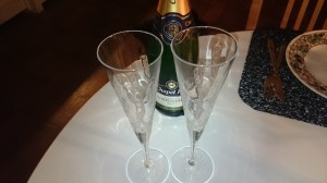 Till jultallriken hade vi ett glas Chapel Hill