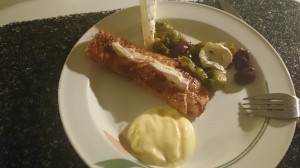 Dagens blev lax och några små tillbehör